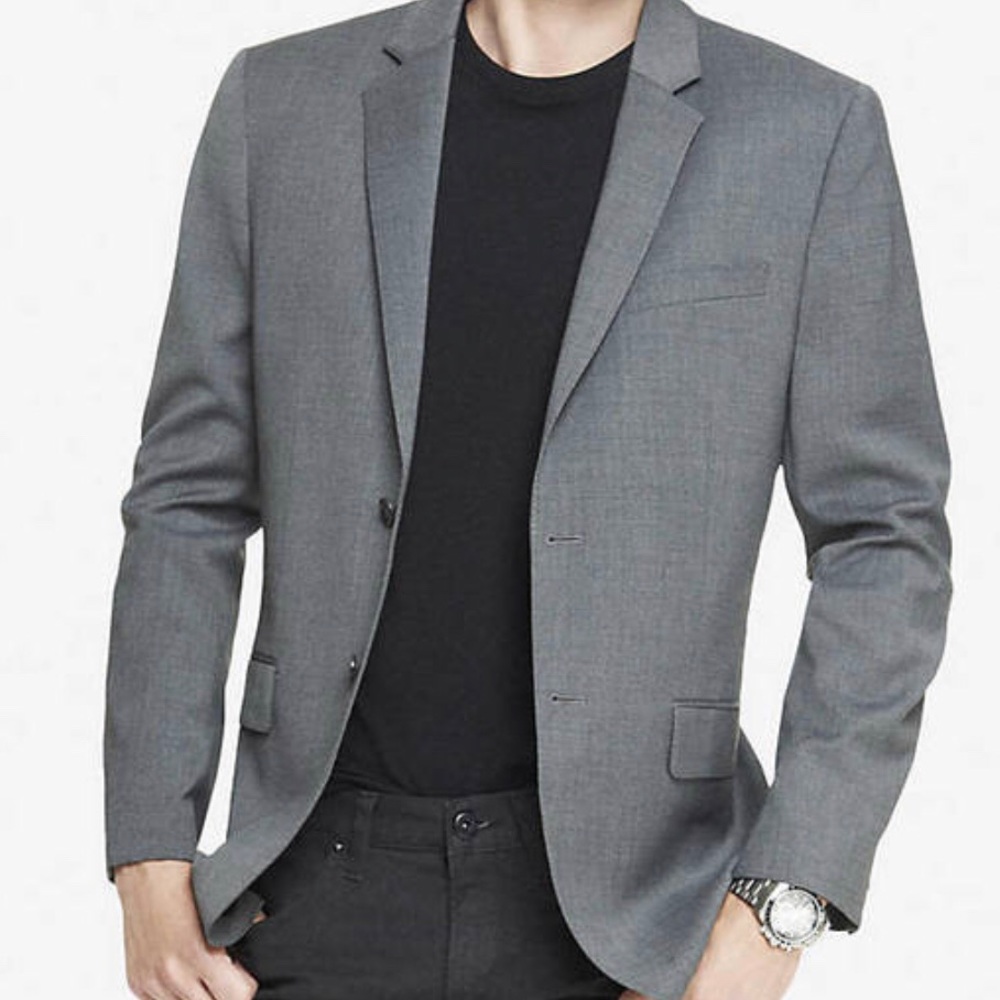 Express Producer Jacket in Gray 40R